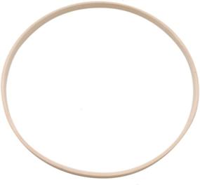 img 1 attached to 🌿 8 Inch Bamboo Rings Hoops for Dream Catcher- Set of 6: Craft Metal Hoops for Crafts