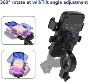 img 1 attached to Acsin Stability 360°Rotate Adjustable Motorcycle
