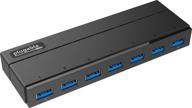 💻 plugable 7-port usb 3.0 hub: high-speed connectivity with 36w power adapter логотип