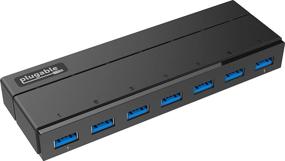 img 4 attached to 💻 Plugable 7-Port USB 3.0 Hub: High-Speed Connectivity with 36W Power Adapter