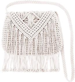 img 1 attached to 👜 Stylish Fringed Cross Body Bohemian Handbags & Wallets: Meyaus Collection