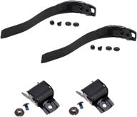 set of 2 durable inline roller skate shoes energy straps with screws and nuts - buckles accessory for inline skate replacement - ideal skating shoes energy straps for men, women, and kids logo