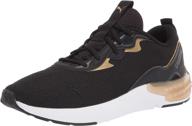 puma women's cell initiate black athletic shoes for women logo