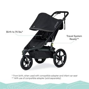 img 3 attached to Top-rated Black BOB Gear Alterrain Pro Jogging Stroller: Ultimate Performance for Active Parents