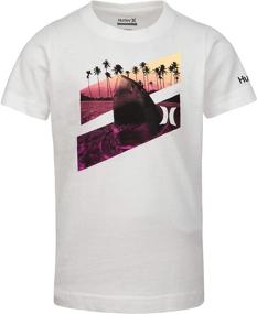 img 1 attached to 👕 Hurley Character Graphic Tee Shirt in White - Boy's Tops, Tees, and Shirts