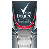 strong 1.7 oz pack of 2 degree men clinical antiperspirant deodorant for sport strength logo