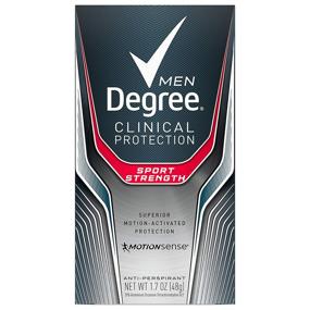 img 4 attached to Strong 1.7 oz Pack of 2 Degree Men Clinical Antiperspirant Deodorant for Sport Strength
