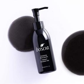 img 3 attached to 🖤 boscia Detoxifying Black Charcoal Cleanser: Vegan Skincare for Blackhead Removal, Thermal Activated Formula, Vitamin C Brightening Face Wash, 150mL