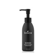 🖤 boscia detoxifying black charcoal cleanser: vegan skincare for blackhead removal, thermal activated formula, vitamin c brightening face wash, 150ml logo