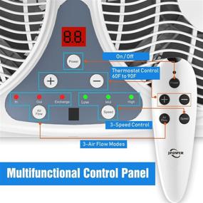 img 2 attached to JPOWER Digital Reversible Airflow Thermostat