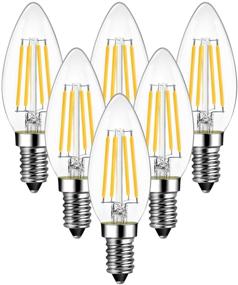 img 4 attached to 🕯️ ANWIO Non-Dimmable Decorative Candelabra Equivalent