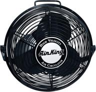 high-performance air king 9312 multi-mount wall fan for efficient airflow in black powder-coated steel design логотип