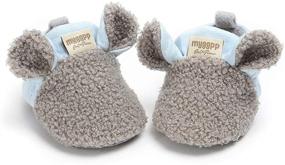 img 1 attached to 👶 Myleleya Infant Winter Booties: Soft Baby Crib Socks for Boys and Girls - Cozy Footwear for Newborns and Toddlers