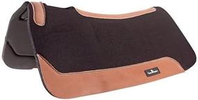 img 3 attached to Enhance Comfort and Performance with the Classic Equine ContourPedic Square Western Saddle Pad