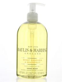 img 3 attached to 🧴 Baylis &amp; Harding Hand Wash 4 Pack, Sweet Mandarin &amp; Grapefruit from England and English Lavender with Chamomile