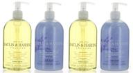 🧴 baylis &amp; harding hand wash 4 pack, sweet mandarin &amp; grapefruit from england and english lavender with chamomile logo