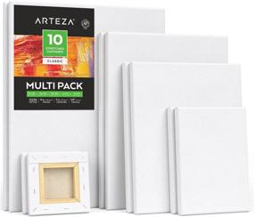 img 4 attached to Arteza Stretched Canvas Acrylic Artists