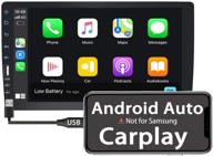 🚗 автомобильный стереоресивер binize 9 дюймов один din с поддержкой apple carplay, android auto и сенсорным экраном | мультимедийный mp5 плеер с bluetooth, поддержкой fm/am, входом для обратной камеры и управлением с кнопки на руле. логотип