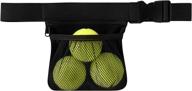 nebudo pickleball tennis ball band holder for women's skirt and men's waist | 🎾 pickleballs holding accessory bag | pouch sack pickle ball carrier | gadgets gear band travel pocket logo