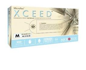 img 1 attached to XC-310-M Xceed PF Nitrile Glove Medium – 250 per Box by Microflex Inc.