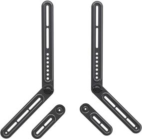 img 4 attached to Mounting Dream MD5422: Versatile Sound Bar Mount for TVs - Adjustable, Detachable Brackets Up to 22 lbs