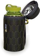 nalgene bottle carrier insulated: keep your 32 oz bottles cold in gray logo