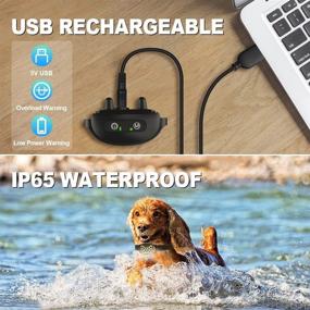 img 1 attached to Rockpet Rechargeable Adjustable Sensitivity Waterproof