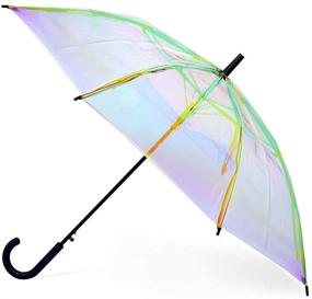 img 4 attached to HipsterKid White Holographic Umbrella