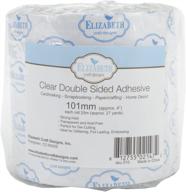 📦 clear double sided adhesive tape - elizabeth craft designs ec510, 4" x 27yd logo