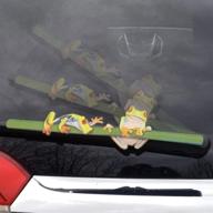 🐸 wipertags red eye tree frogs rear wiper covers - attachable for better visibility logo