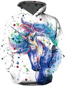 img 4 attached to 🦄 CYUURO Boys' Unicorn Sweatshirts: Stylish Fashion Hoodies & Sweatshirts for Kids