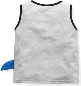 img 1 attached to Toddler Outfits Sleeveless T Shirt Clothing Boys' Clothing