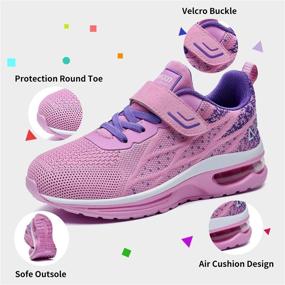 img 3 attached to MEHOTO Athletic Lightweight Breathable Sneakers: Stylish Girls' Shoes and Athletic Footwear