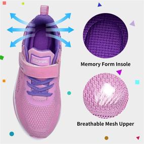 img 1 attached to MEHOTO Athletic Lightweight Breathable Sneakers: Stylish Girls' Shoes and Athletic Footwear