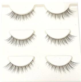 img 4 attached to Natural Eyelashes Reusable Japanese Transparent