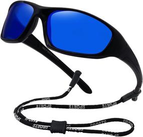 img 4 attached to Bendable Polarized Sunglasses Girls Strap