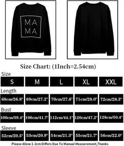 img 3 attached to 👚 EGELEXY Mama Sweatshirt: Comfortable Letter Print Mom Life Blouse Tops for Casual Style