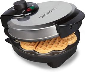 img 2 attached to Heart Waffle Maker - Non-Stick Waffle Griddle with Browning Control - Make 5 Heart-Shaped Waffles - Perfect Holiday Gift for Loved Ones