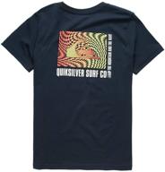 👕 quiksilver big mirror play tee boy: fun & stylish boys' t-shirt selection logo