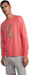 img 3 attached to Psycho Bunny Portloe Sleeve Graphic Men's Clothing