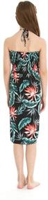 img 3 attached to Hawaiian Halter Dress for Girls - Blue Sunset