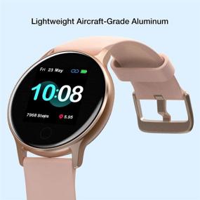 img 3 attached to 🕰️ UMIDIGI Uwatch 2S Smart Watch – Fitness Tracker with Customizable Watch Faces, 1.3&#34; Touch Screen, 5ATM Waterproof, Heart Rate Monitor – Designed for Men and Women