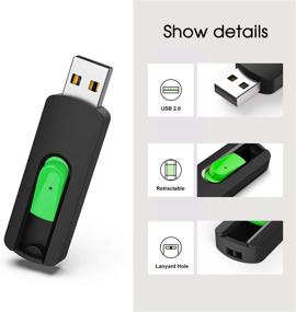 img 2 attached to 128GB Aiibe USB Flash Drive | High Capacity Thumb Drive for PC & Laptop | USB 2.0 Memory Stick with Zip Drive Backup | Single 128G Jump Drive