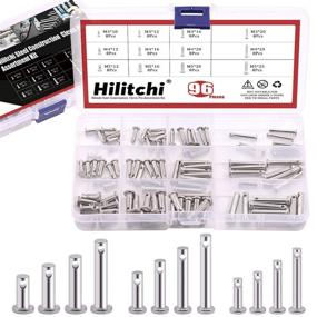 img 4 attached to Hilitchi Stainless Assortment Fastener Assorted Fasteners for Pins