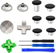 🎮 easegmer 11-piece xbox one thumbsticks & d-pads kit with magnetic base - enhance your xbox gaming experience! logo