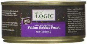 img 2 attached to 🐇 NATURE'S LOGIC Feline Rabbit Dinner Fare Cat Food (Case of 12) - Premium Quality Nutrition for Kitty's Delight