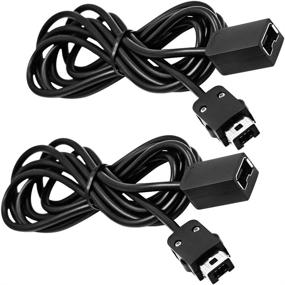 img 4 attached to 🎮 10ft Extension Cables for Nintendo NES Classic Mini Edition Controller - SENHAI 2 Pack Extending Cords for Super Nintendo Classic Edition Controller-2017 Wii Remote and Wii Nunchuck Controller