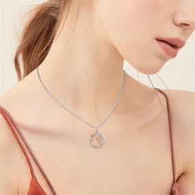 img 2 attached to 🧚 Waysles Fairy Necklace: Exquisite 925 Sterling Silver Fairy Girl Rose Pendant Necklace for Women, Teens & Girls - Sparkling Flower Angel Jewelry Gift