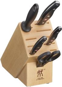 img 3 attached to 🔪 ZWILLING J.A. Henckels 6-Piece Twin Signature Knife Block Set in Black and Stainless Steel