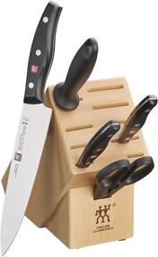 img 4 attached to 🔪 ZWILLING J.A. Henckels 6-Piece Twin Signature Knife Block Set in Black and Stainless Steel